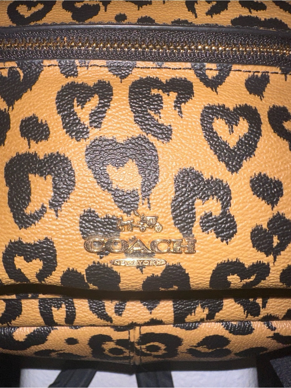 Coach Mini Charlie Backpack - Leopard Wildheart - Picture 3 of 16